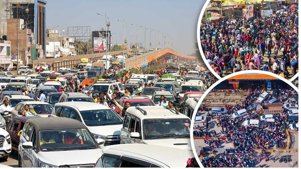 Traffic jam situation
