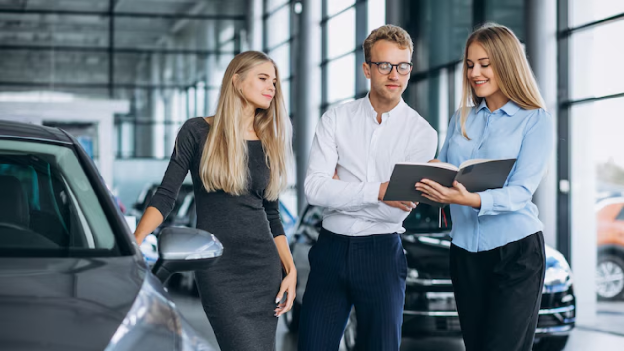 automotive showroom hosts